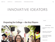 Tablet Screenshot of innovativeideators.com